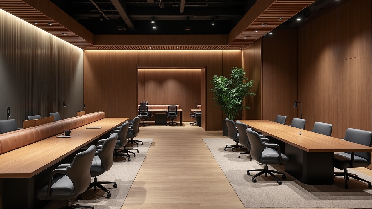 Espace de travail luxueux